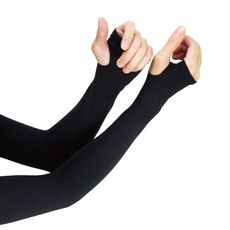 台灣製 超彈力涼感防曬袖套 MIT 抗紫外線 露指款 速乾 男女適用
