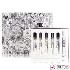 DIPTYQUE 經典淡香水禮盒(7.5mlX5)[杜桑+玫瑰之水+影中之水+感官之水+無花果]航版