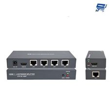 昌運監視器 HSE-514T+HSE-560R 4埠 HDMI 高解析影像訊號延長器 距離可達50M