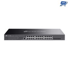 昌運監視器 TP-LINK TL-SG3428 24埠GigabitL2管理型交換器 4個SFP插槽