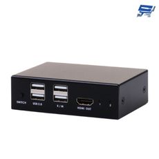 昌運監視器 HANWELL SMK102K2 2埠 桌上型 USB KVM 電腦切換器