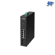 昌運監視器 EDIMAX 訊舟 IGS-1210P V2 10埠工業用寬溫長距離PoE+ 網路交換器