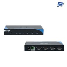 昌運監視器 HSW2-0301RI HDMI 2.0 三埠 影音切換器 支援IR遙控 RS232控制