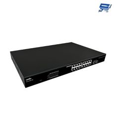 昌運監視器 CS-1216G-16P 2埠+16埠 10/100/1000Mbps 網路交換器