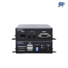 昌運監視器 DP01F-4K6G-KS 4K DP&USB/IR/RS232 KVM 單模光纖延長器