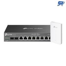 TP-LINK 昌運監視器 ER7212PC 三合一交換器 +EAP615-Wall嵌牆式無線基地台