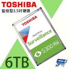 昌運監視器 TOSHIBA 東芝 6TB 3.5吋硬碟監控系統專用7200轉HDWTA60UZSVA