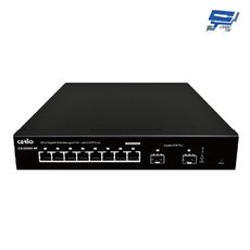 昌運監視器 CS-2208G-8P A3 2埠SFP Gigabit+8埠PoE+管理型網路交換器