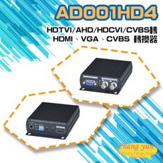 昌運監視器 AD001HD4 HDTVI/AHD/HDCVI/CVBS轉 HDMI VGA 轉換器