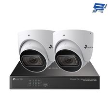 TP-LINK 昌運監視器組合 VIGI NVR1008H-8MP+InSight S445ZI*2