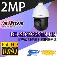 昌運監視器 大華 DH-SD49225TN-HN 星光級25倍 紅外線 IPcam 快速球攝影機