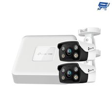 昌運監視器 TP-LINK組合 VIGI NVR1104H-4P 4路主機+VIGI C340*2