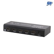 昌運監視器 HANWELL HDMI-AS401 HDMI 影音訊號切換器