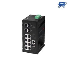 昌運監視器 EDIMAX 訊舟 IGS-5408P 工業 8埠千兆 PoE+ Web管理交換器