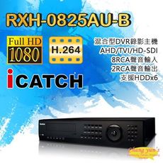 昌運監視器 RXH-0825AU-B H.264 8路 混合型 DVR 錄影主機 200萬畫素