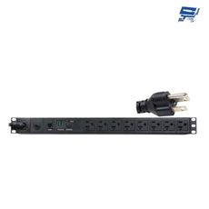 昌運監視器 PDU-20A08-BA 8孔 LED 電流顯示電源分配器