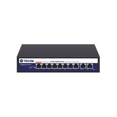 昌運監視器 東訊 TECOM TE-PN0802A-SS 10埠8+2全GigabitPoE交換器