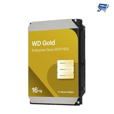 昌運監視器 WD Gold 16TB 3.5吋 金標 企業級硬碟 (WD161KRYZ)