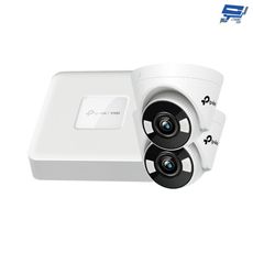 昌運監視器 TP-LINK組合 VIGI NVR1104H-4P 4路主機+VIGI C440*2