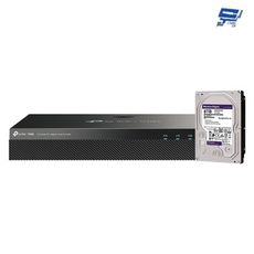 TP-LINK 昌運監視器 VIGI NVR2016H-16MP監控主機+WD 8TB監控硬碟