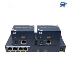 昌運監視器 HD-ES60-4SP HDMI 一進四出 60米 網線延長器 內建交換機+帶環出