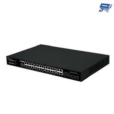 昌運監視器 CS-3424G-24P 4埠+24埠 10/100/1000Mbps 管理型網路交換器