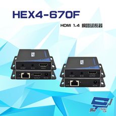 昌運監視器 HEX4-670F HDMI 1.4 網路延長器 支援雙向IR功能 距離長達100米