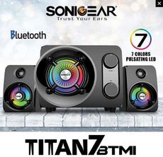 SONICGEAR TITAN 7  PRO 泰坦星7號 2.1聲道幻彩藍芽無線喇叭