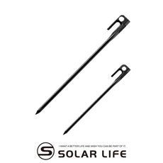 Coleman 鍛造鋼營釘黑30cm/CM-7188.鍛造強化營釘 帳篷大黑釘 露營地釘