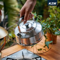 KZM KAZMI 超輕量不鏽鋼茶壺 0.8L 燒水壺咖啡壺 開水壺煮水壺 熱水壺泡茶壺 戶外泡茶壺