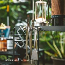 索樂生活 Solarlife 強磁掛勾+吊環套組 2in1 36mm 強力磁鐵 露營磁吸 多功能掛鉤