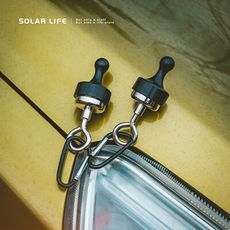 索樂生活 Solarlife 多功能強力磁鐵掛勾+D扣/2入組 強力磁鐵扣環 露營磁鐵 天幕磁鐵掛鉤