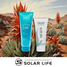 aloe unique 優尼客 曬後護理組(曬後修復霜+蘆薈凝膠) 曬後凝膠 舒緩修復 臉部保濕