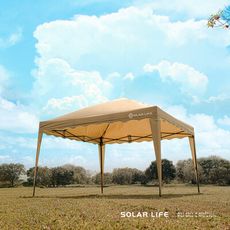 Solar Life 索樂生活 客廳帳全套組 彈開式炊事帳篷二代 附收納袋 永久保修 27秒帳