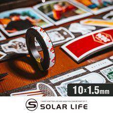 Solar Life 索樂生活 3M背膠軟性磁鐵條 寬10mm*厚1.5mm*長1m 背膠軟磁條