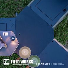 FIELD WORKS 狂派箱專用 鐵件桌板周邊配件-鑽石轉板 收納箱桌板 三角天板 轉角桌板 延伸