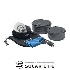 SOTO 戶外鍋具9件組/SOD-501 輕量登山鍋具 鋁合金鍋具組 露營套鍋 野營鍋套組 攻頂鍋