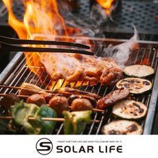 Solar Life 索樂生活 IGT一單位秒收烤肉爐304不鏽鋼烤網 長方形燒烤網 直條烤肉網