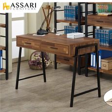 ASSARI-迪恩4.2尺附抽屜插座書桌/電腦桌(寬126x深60x高78cm)