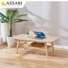 ASSARI-時枝大茶几(寬100x深50x高45cm)