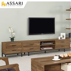 ASSARI-漢諾瓦6尺電視櫃(寬180x深40x高47cm)