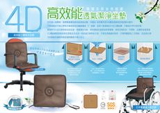《1191樂活》4D高效能萬用透氣潔淨坐墊  台灣製造