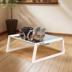 【Doaa最懂您的桌仔】貓吊床 寵物吊床（梯形款） 貓床 貓窩 亞麻布