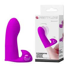 【PRETTY LOVE派蒂菈】指尖精靈快樂手指震動套 防水矽膠手指套