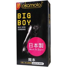 okamoto岡本OK BIG BOY大黑馬衛生套保險套10片裝