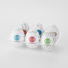 日本TENGA自慰蛋EGG系列十週年挺趣蛋波紋II型/立體箱型/長型刷頭型/螺旋鋸齒/球體串連型/絲