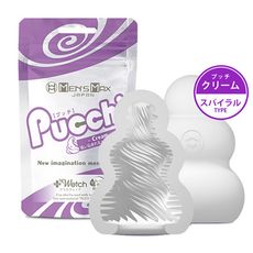 日本Men’ s Max Pucchi便攜式口袋自慰器-Cream(奶油)龍捲風型 日本進口男用自慰