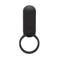 日本TENGA SVR BLACK情人戒充電式強力振動器男女情侶調情用(神秘黑)
