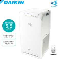 DAIKIN 大金 12.5坪MINI閃流空氣清淨機 MC55USCT7 白