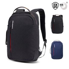 【EVER ADVANCED】經典休閒包 灰色/藍色15L大容量 後背手提兩用背包 雙肩包 筆電包